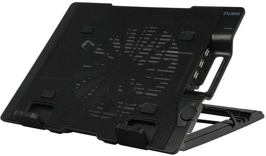 Zalman ZM-NS2000 aušinimo padėklas nešiojamam kompiuteriui 43,2 cm (17") Juoda