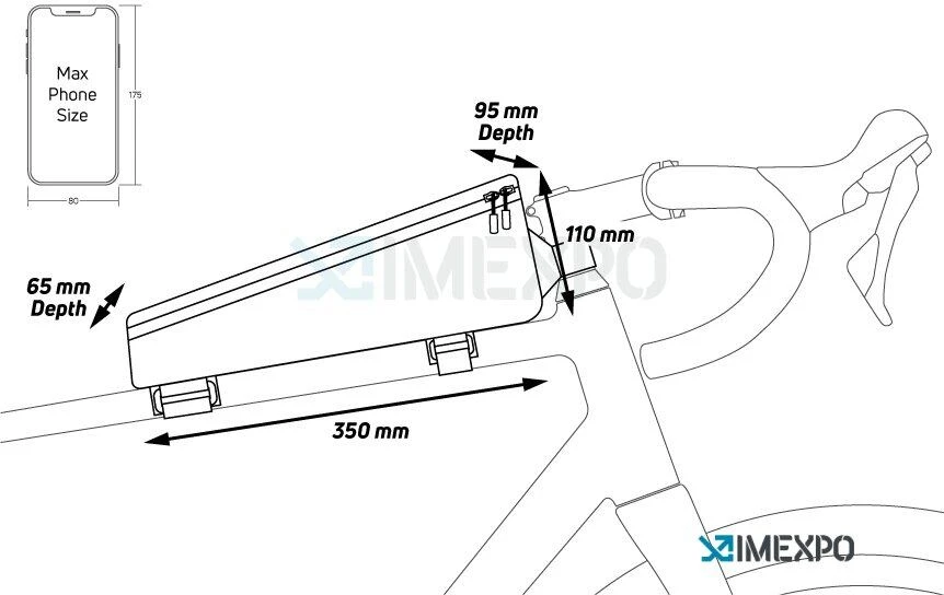 Zefal Console Pack T3 Frame Bag (New)