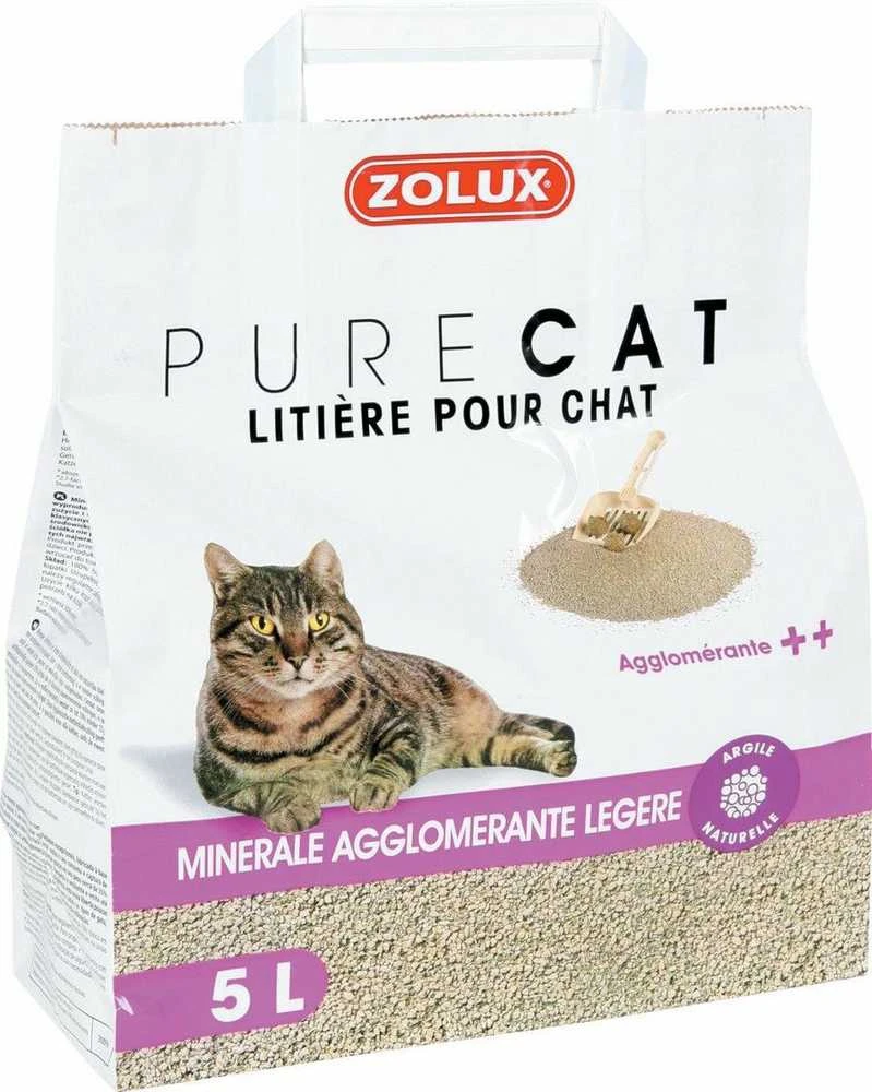 Kraikas dla kota Zolux PureCat Naturalny 5 l