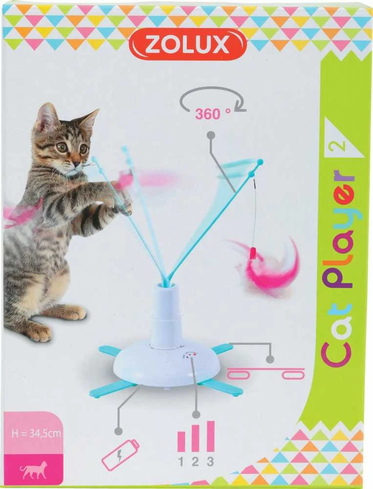 Elektroninis žaislas Zolux CAT PLAYER 2, baltas