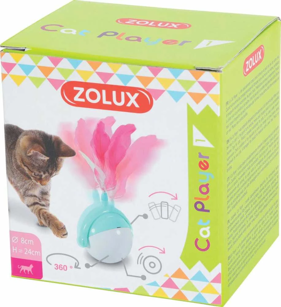 Elektroninis žaislas Zolux CAT PLAYER 1, baltas