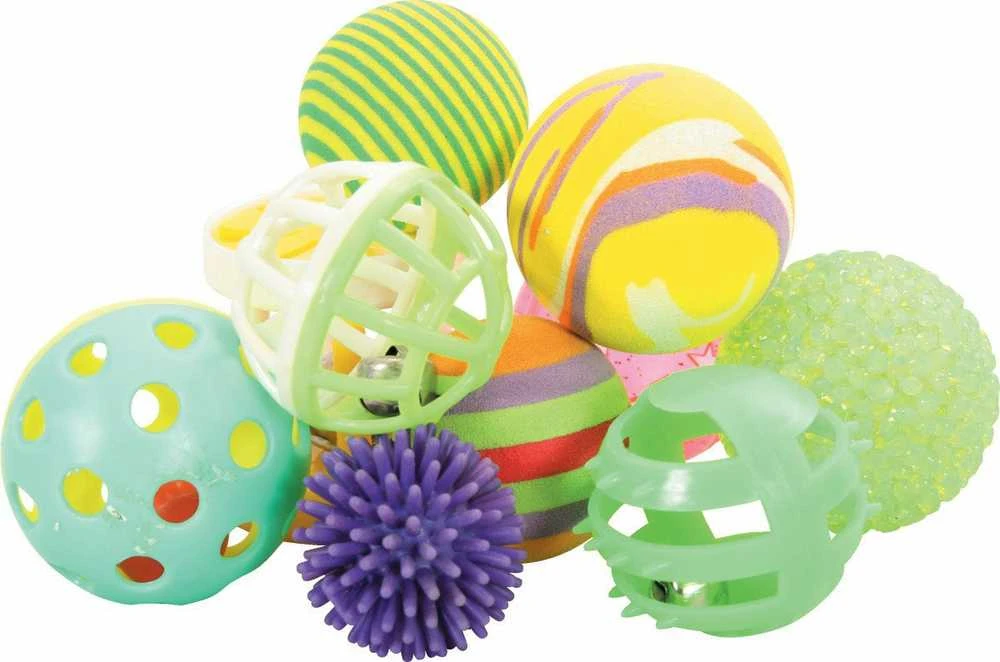 Kamuoliukai Zolux CAT TOY, įvairių spalvų