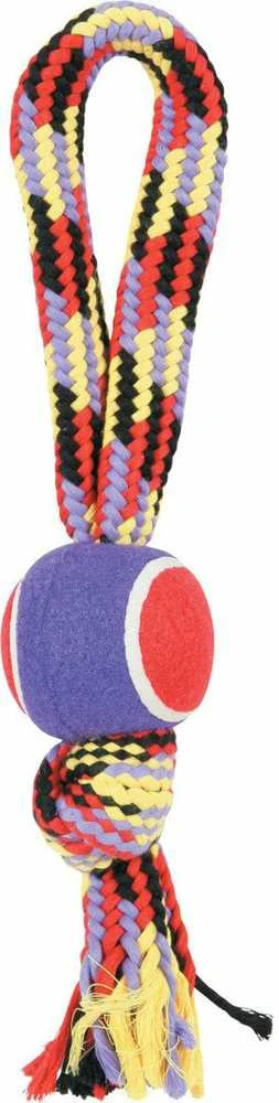 Zolux Rope žaislas su teniso kamuoliuku, 40 cm rankena