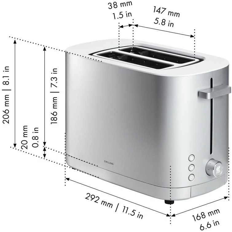 Skrudintuvas ZWILLING 53008-000-0 Enfinigy, sidabrinis