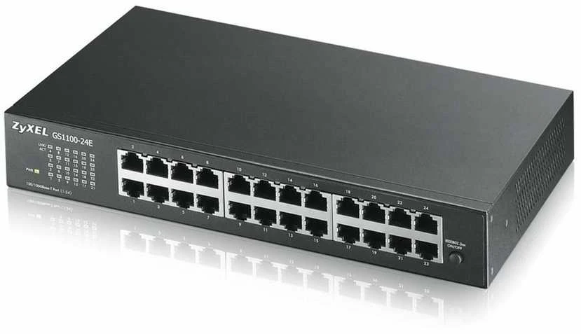 Šakotuvas ZYXEL GS1100-24E 24 PORT GIGABIT UNMANAGED SWITCH V3 (5Y WARRANTY)