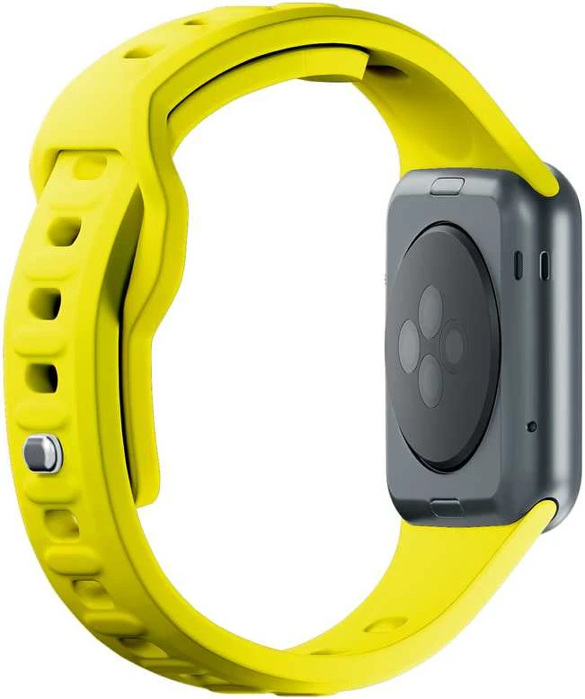 3MK silikoninis laikrodžio dirželis geltona/yellowdla Apple Watch 38/40/41mm