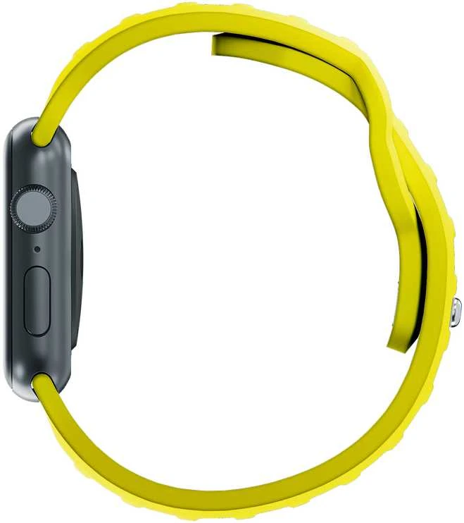 3MK silikoninis laikrodžio dirželis geltona/yellowdla Apple Watch 38/40/41mm