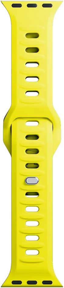 3MK silikoninis laikrodžio dirželis geltona/yellowdla Apple Watch 38/40/41mm