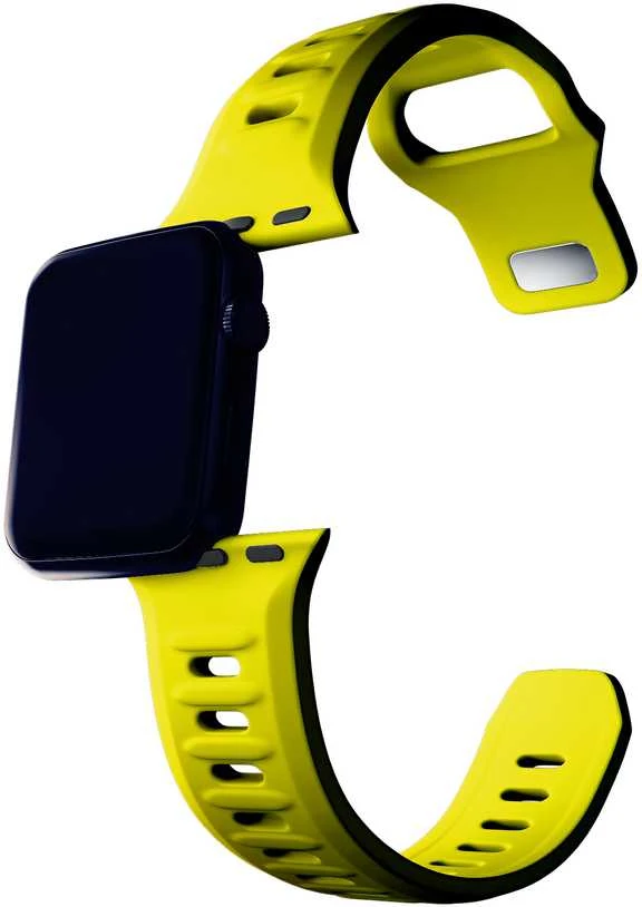 3MK silikoninis laikrodžio dirželis geltona/yellowdla Apple Watch 38/40/41mm