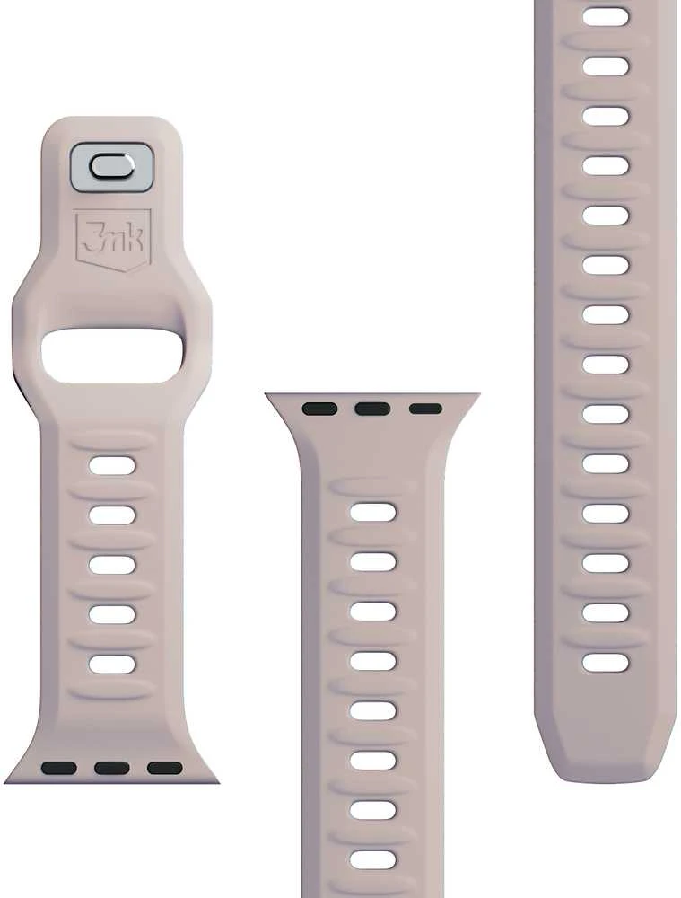 3MK silikoninė apyrankė latte Apple Watch 38/40/41mm