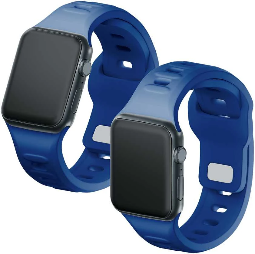3MK silikoninis laikrodžio dirželis Mėlyna/Bluedla Apple Watch 38/40/41mm