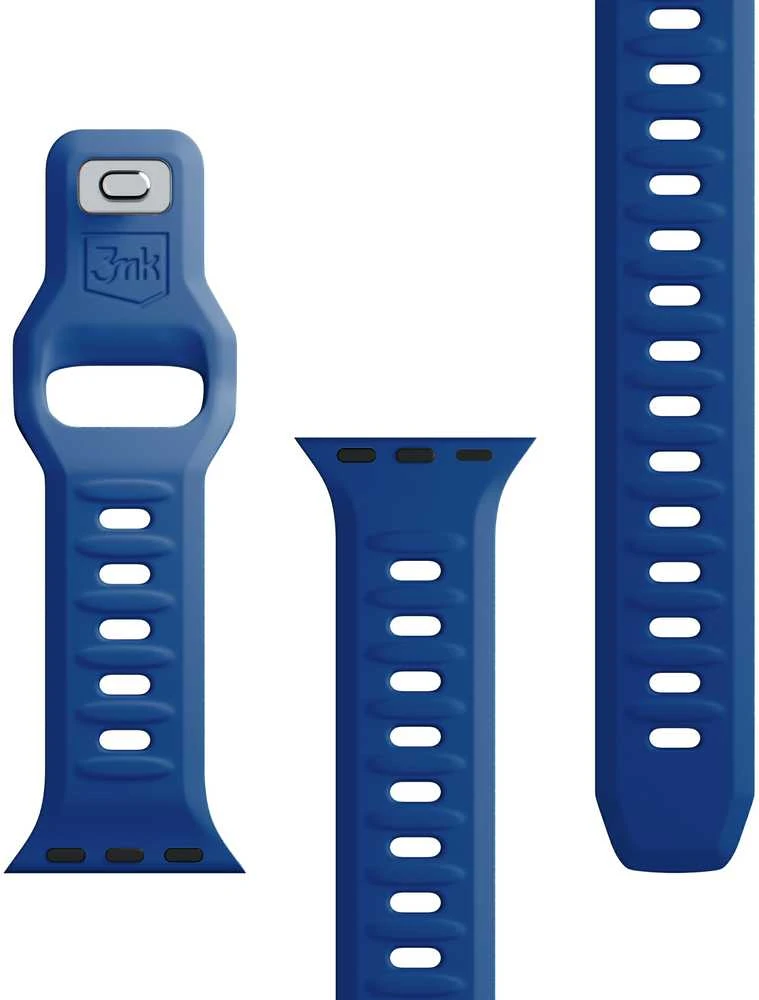 3MK silikoninis laikrodžio dirželis Mėlyna/Bluedla Apple Watch 38/40/41mm