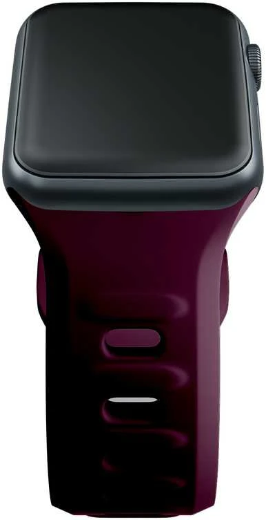 3mk silikoninis dirželis laikrodžiui Apple Watch 38 / 40 / 41 mm - Burgundy