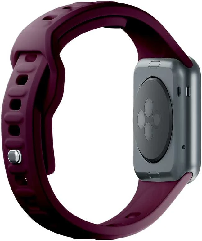 3mk silikoninis dirželis laikrodžiui Apple Watch 38 / 40 / 41 mm - Burgundy