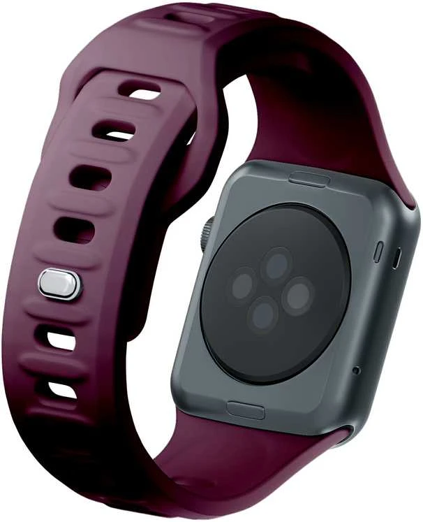 3mk silikoninis dirželis laikrodžiui Apple Watch 38 / 40 / 41 mm - Burgundy