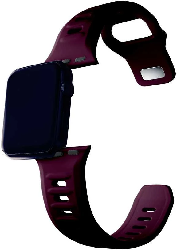 3mk silikoninis dirželis laikrodžiui Apple Watch 38 / 40 / 41 mm - Burgundy