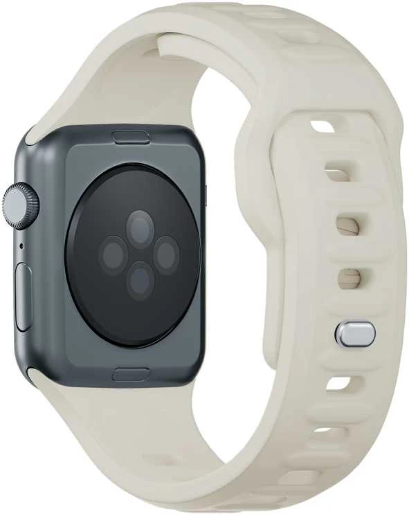 3MK silikoninis laikrodžio apyrankė beige Apple Watch 38/40/41mm