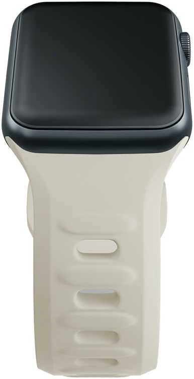 3MK silikoninis laikrodžio apyrankė beige Apple Watch 38/40/41mm