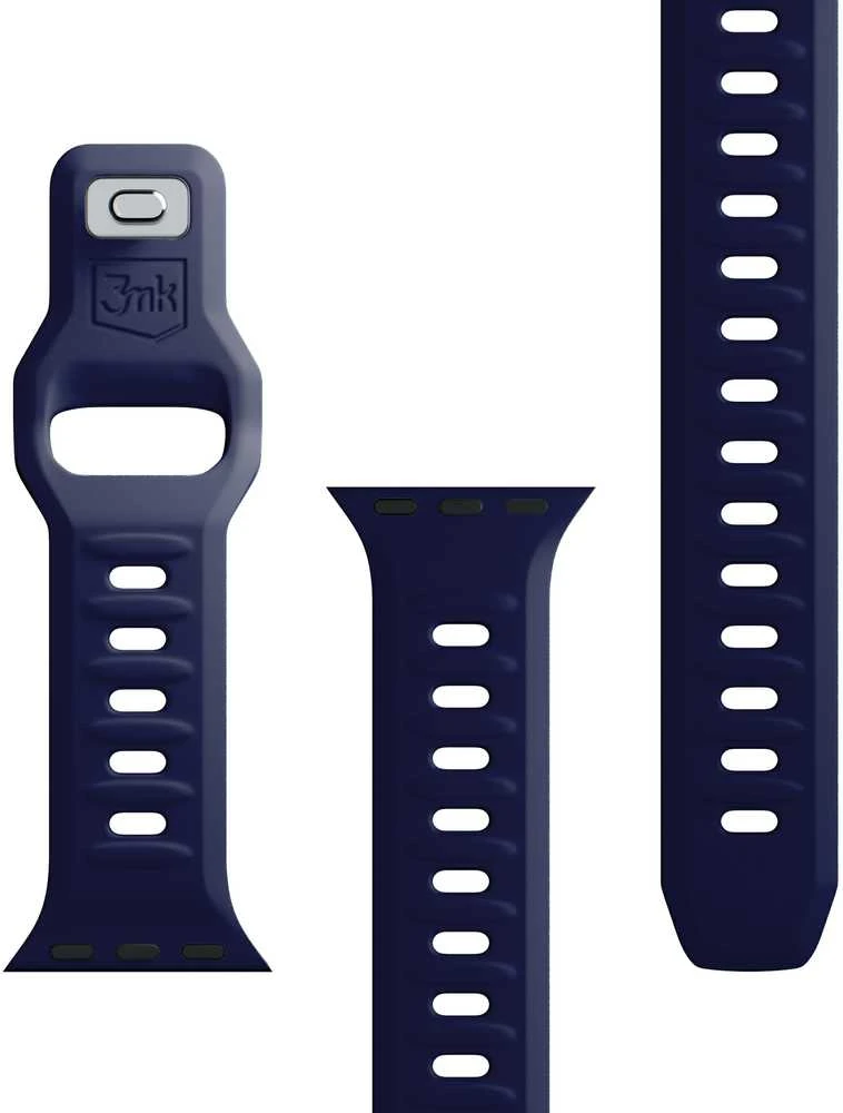 3mk silikoninė apyrankėApple Watch 38 / 40 / 41 mm - mėlynos spalvos