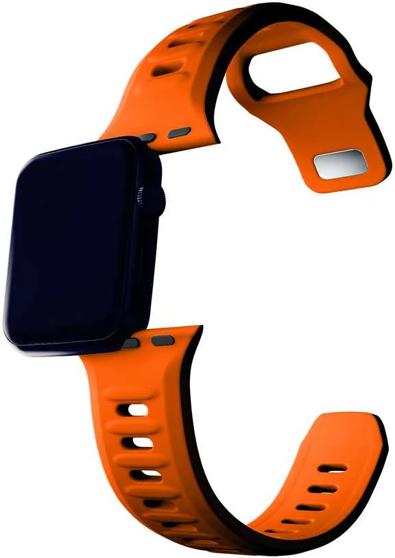 3mk silikoninė Watch apyrankė Apple Watch 38 / 40 / 41 mm - oranžinės spalvos