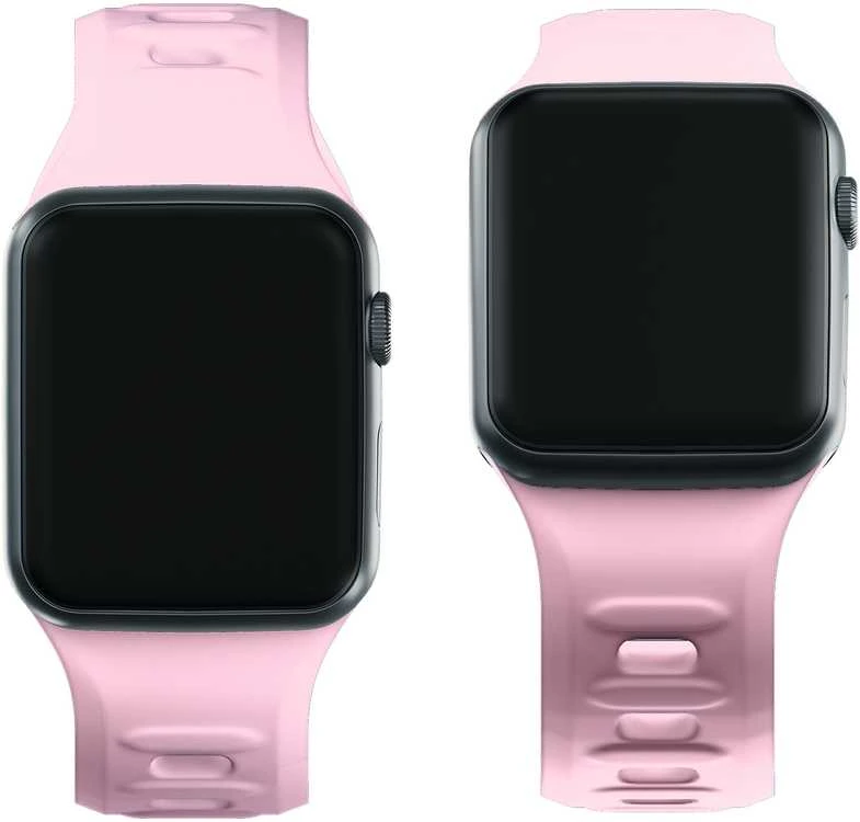 3MK silikoninis laikrodžio dirželis, rausvos spalvos, Apple Watch 38/40/41 mm
