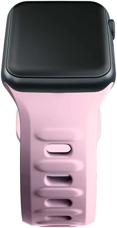 3MK silikoninis laikrodžio dirželis, rausvos spalvos, Apple Watch 38/40/41 mm