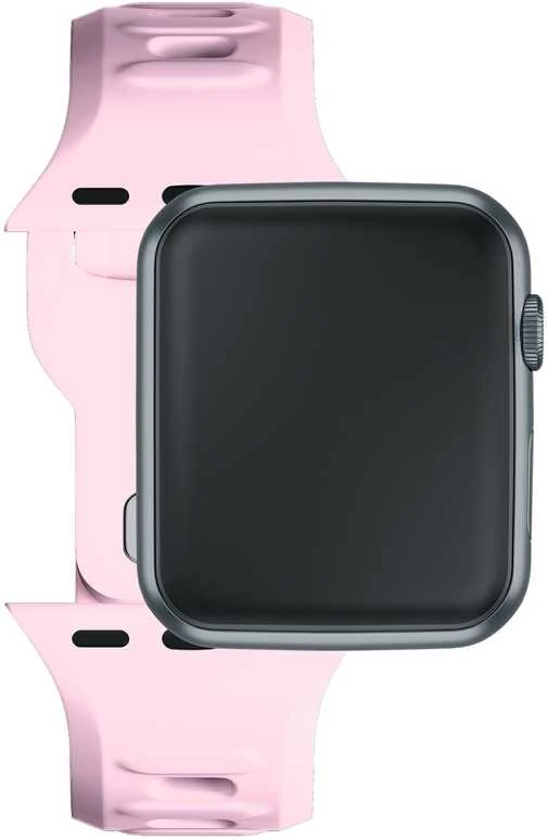 3MK silikoninis laikrodžio dirželis, rausvos spalvos, Apple Watch 38/40/41 mm