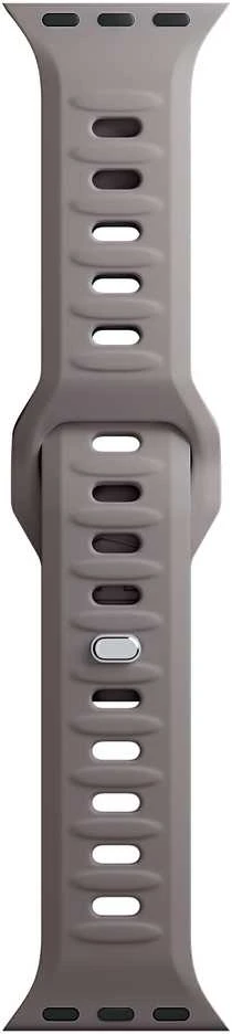 3MK silikoninis laikrodžio dirželis pilkšvai rudas Apple Watch 38/40/41 mm