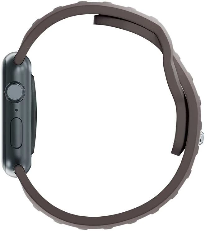3MK silikoninis laikrodžio dirželis pilkšvai rudas Apple Watch 38/40/41 mm