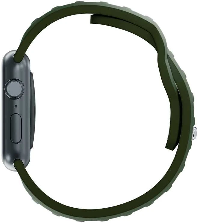 3MK Silicone Watch apyrankė Dark žalios spalvos for Apple Watch 42/44/45/49mm