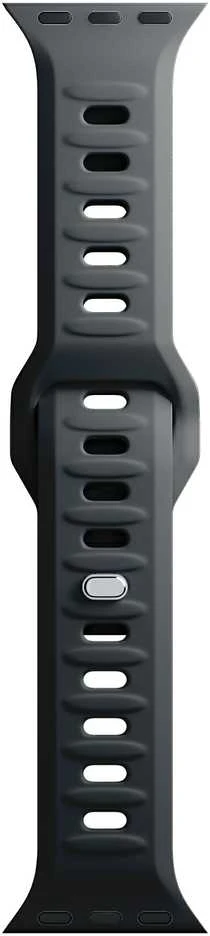 3MK Silicone Watch apyrankė juodos spalvos for Apple Watch 42/44/45/49mm