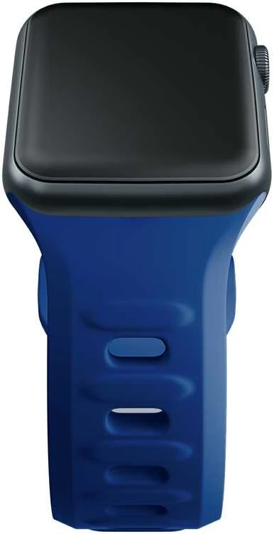 3MK silikoninis laikrodžio dirželis Mėlyna, skirtas Apple Watch 42/44/45/49 mm