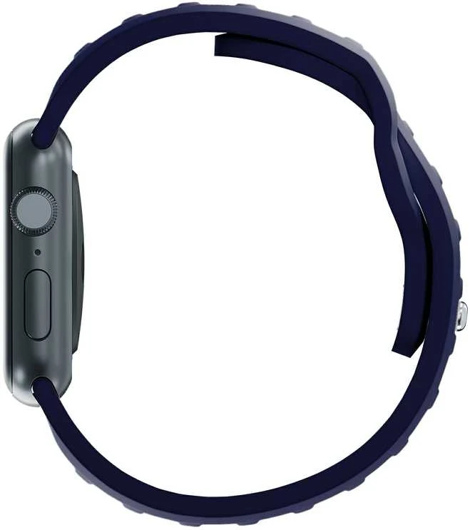 3mk silikoninė apyrankė Apple Watch 42 / 44 / 45 / 49 mm - mėlynos spalvos
