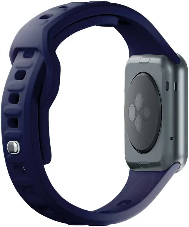 3mk silikoninė apyrankė Apple Watch 42 / 44 / 45 / 49 mm - mėlynos spalvos