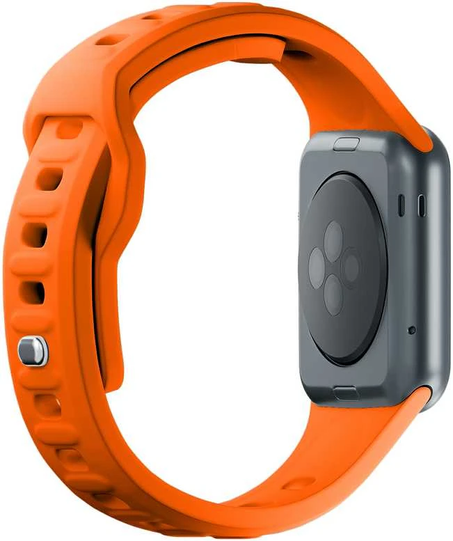 3MK Silicone Watch apyrankė oranžinės spalvos for Apple Watch 42/44/45/49mm