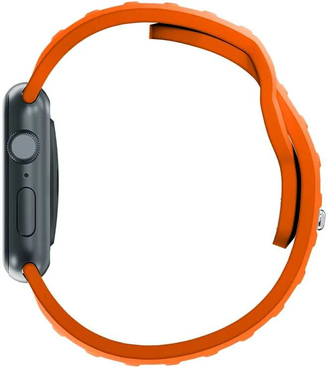 3MK Silicone Watch apyrankė oranžinės spalvos for Apple Watch 42/44/45/49mm