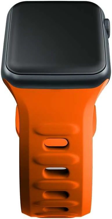 3MK Silicone Watch apyrankė oranžinės spalvos for Apple Watch 42/44/45/49mm