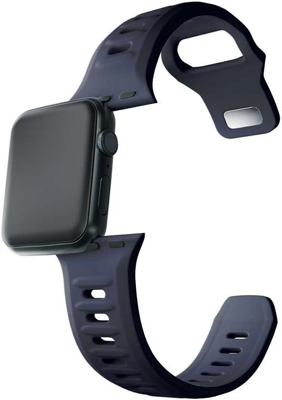 3mk silikoninė apyrankėApple Watch 42 / 44 / 45 / 49 mm - pilkos spalvos