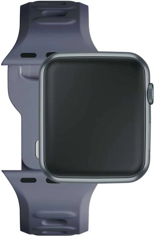 3mk silikoninė apyrankėApple Watch 42 / 44 / 45 / 49 mm - pilkos spalvos