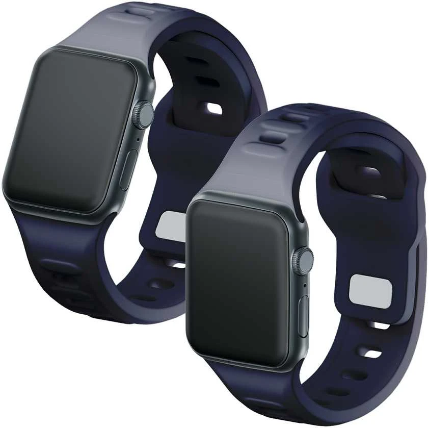 3mk silikoninė apyrankėApple Watch 42 / 44 / 45 / 49 mm - pilkos spalvos