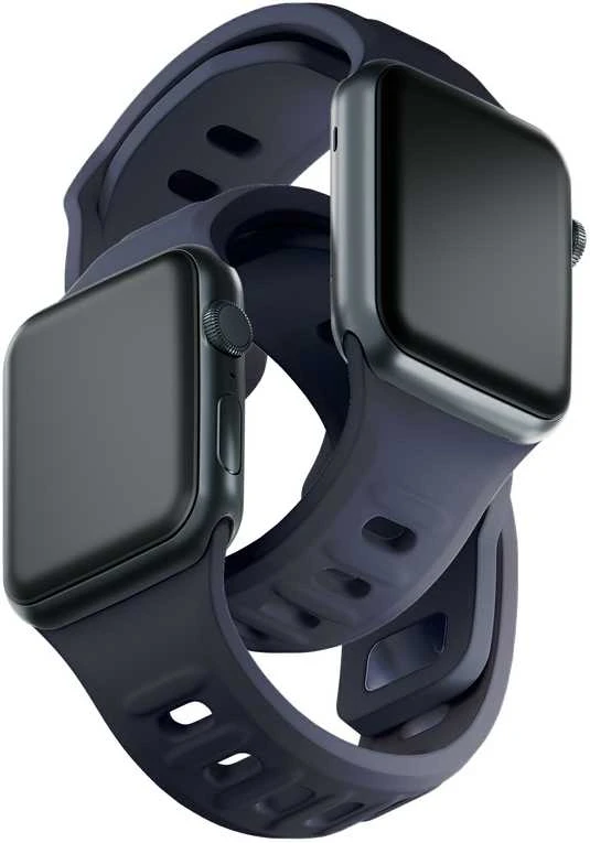 3mk silikoninė apyrankėApple Watch 42 / 44 / 45 / 49 mm - pilkos spalvos