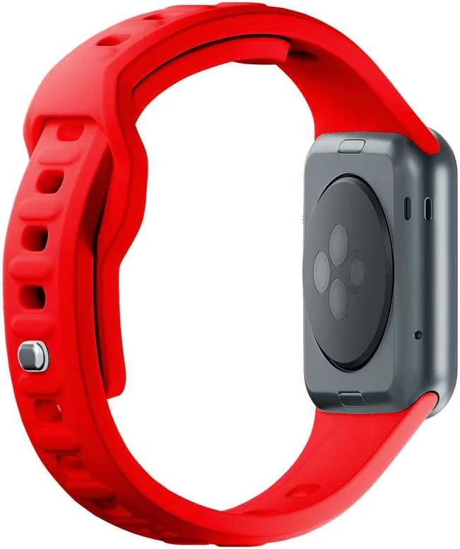 3MK silikoninė laikrodžio apyrankė, raudona, skirta Apple Watch 42/44/45/49mm