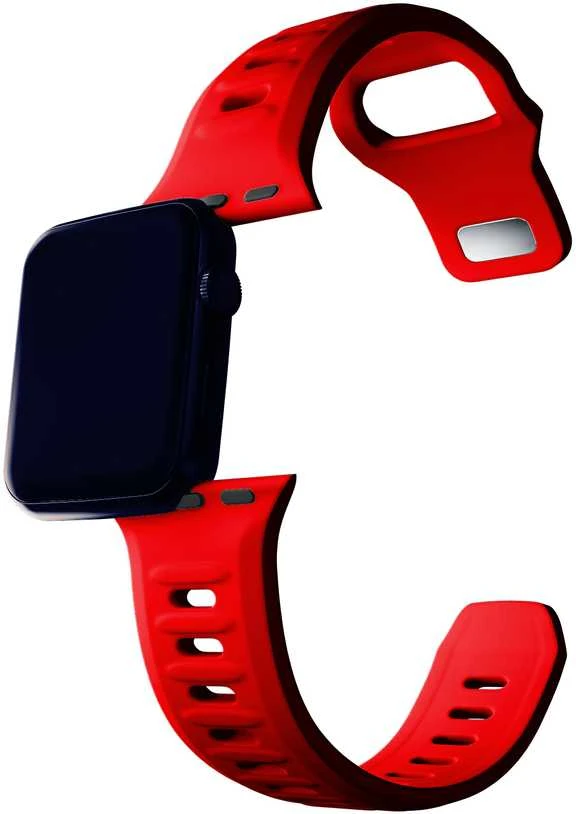 3MK silikoninė laikrodžio apyrankė, raudona, skirta Apple Watch 42/44/45/49mm