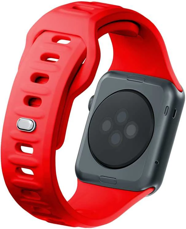 3MK silikoninė laikrodžio apyrankė, raudona, skirta Apple Watch 42/44/45/49mm
