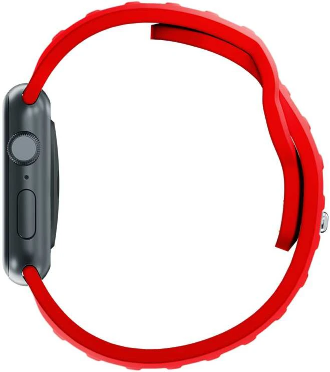 3MK silikoninė laikrodžio apyrankė, raudona, skirta Apple Watch 42/44/45/49mm