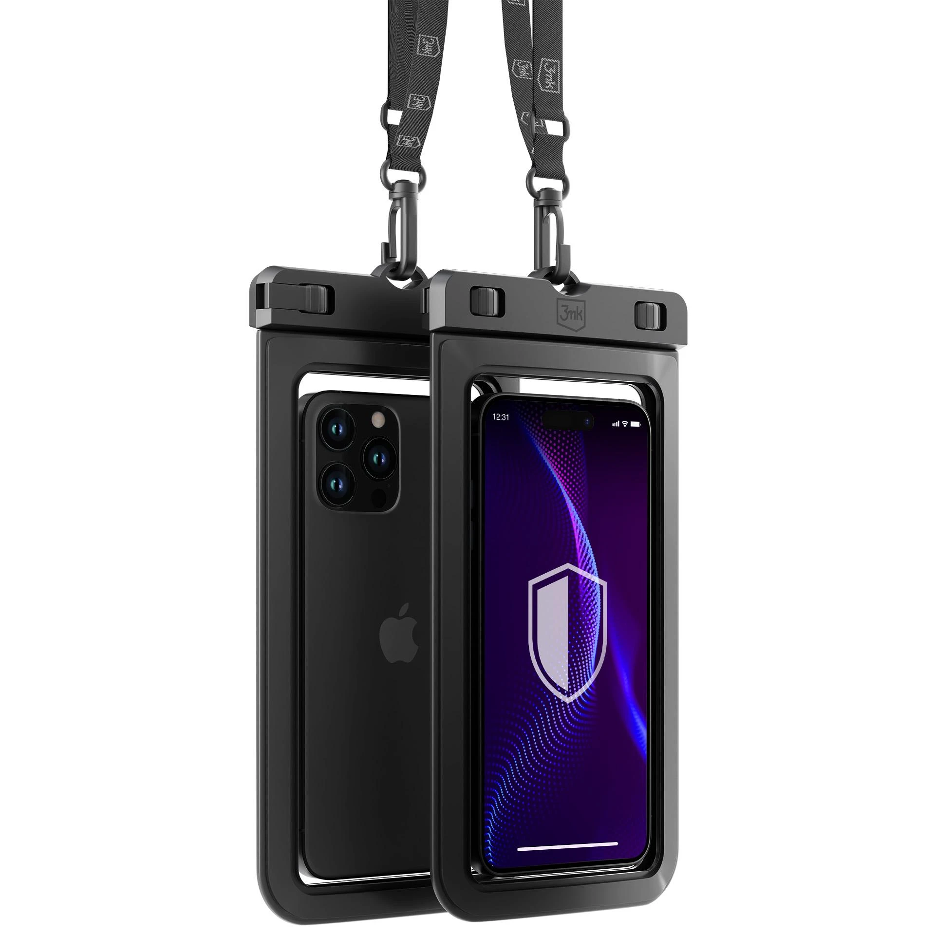 Dėklas atsparus vandeniui 3mk Hydro Case juodas