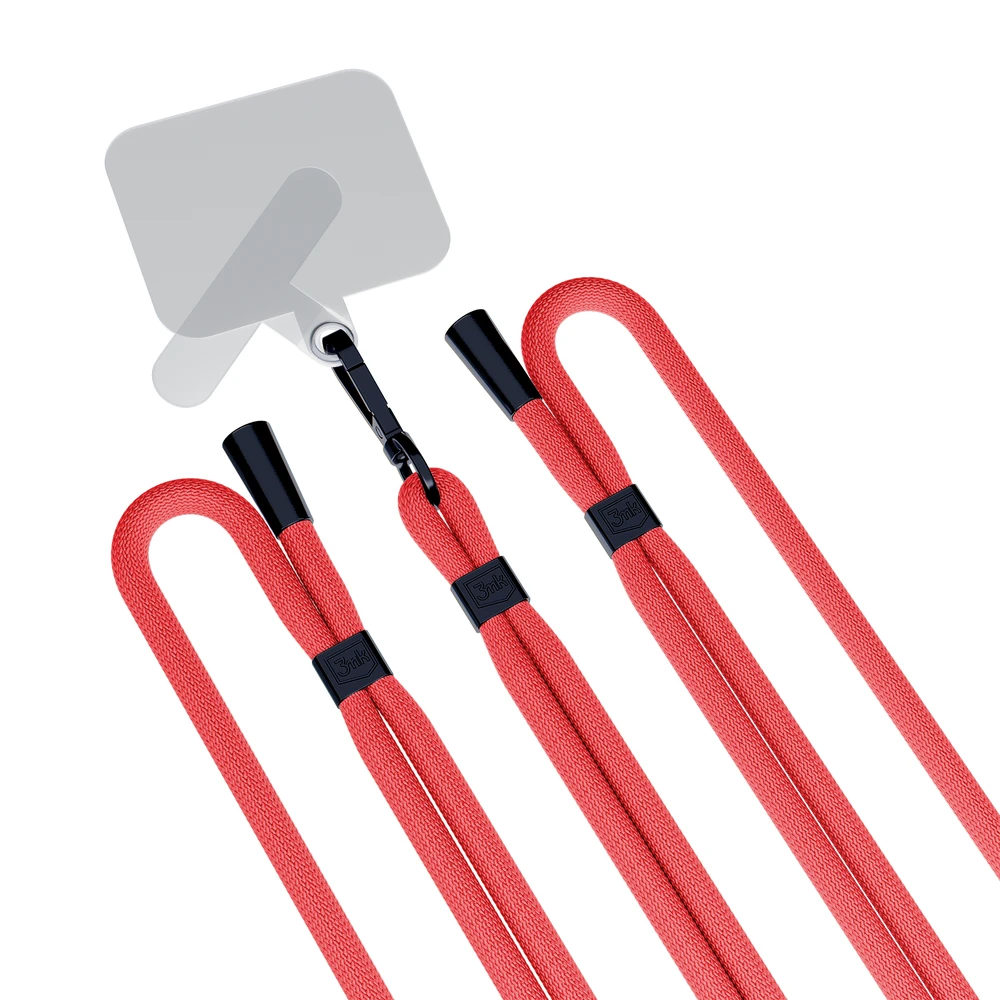 Dėklas Išmanusis telefonas Lanyard 3mk EasyClip - Raudona