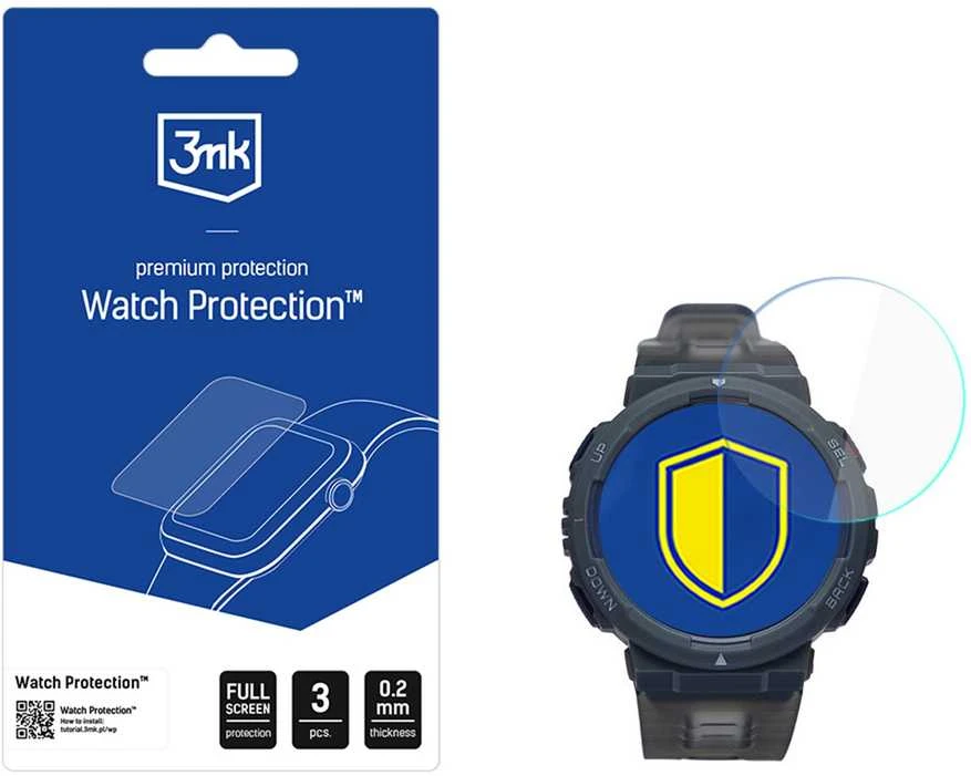 3Mk apsauga „Amazfit Active Edge“ – 3mk laikrodžio apsauga su „FlexibleGlass“