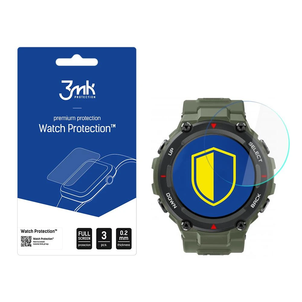3mk hibridinio stiklo laikrodis Protection FG, skirtas Amazfit T-Rex 1.3