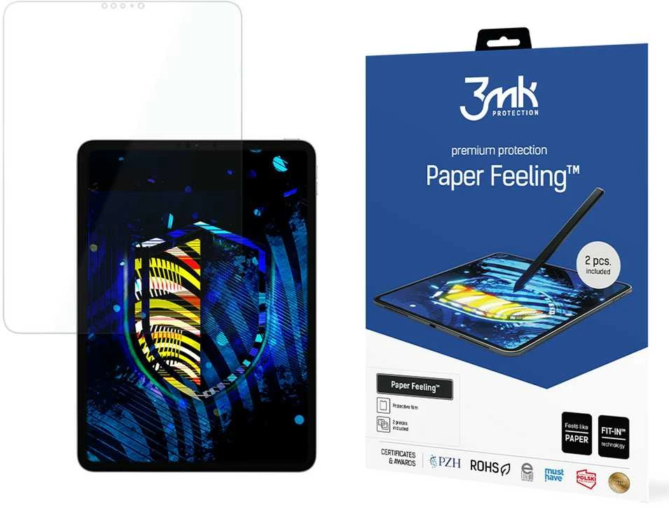 3mk Paper Feeling™ matinė plėvelė Apple iPad Pro 11" 3/4